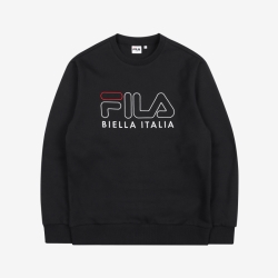 Fila 3d Logo Embroide One-on-one - Miesten Hoodie - Mustat | FI-63639